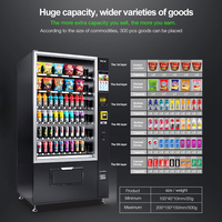 Meilleure vente Collations et boissons Commerciale 24 heures Collations et boissons Combo Alimentaire Lumière Led Eau Combo Distributeur automatique