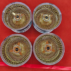 Les roues à rayons de 13 "/14" peuvent être personnalisées avec des logos en or/argent/or rose. Garantie d'un an - Product Image 2