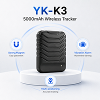 YK-K3 5000mAh 2G GSM Rastreador GPS Magnético LBS WiFi Impermeable para Vehículos y Activos con Alarma de Vibración, Reporte de Kilometraje y Actualización Remota OTA