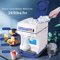 Rasoirs à glace commerciaux 110V Broyeur à glace électrique Machine Snow Ice Cube Crush Maker pour le marché américain