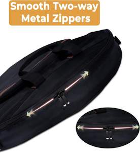 Free sample Cymbal <b>Bag</b> with 6mm Padded <b>Dividers</b> Drum Cymbal Gig <b>Bag</b> with Carry Handles Backpack Straps Double Layer Protection - Product Image 4