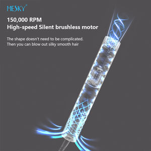 Outil de coiffage des cheveux Mesky, <span class=keywords><strong>brosse</strong></span> à air chaud électrique ionique Bldc haute vitesse 5 en 1, multi-styler, sèche-cheveux - Product Image 3