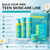 Ensemble de soins pour adolescents en marque blanche : Nettoyant hydratant et apaisant, Tonique, Lotion, Crème, Masque – OEM ODM – Soins pour jeunes peaux
