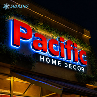 Letrero Publicitario Personalizado de Acero Inoxidable con Letras LED 3D RGB, Letras de Canal LED, Larga Duración, Resistente al Agua IP65, para Oficina