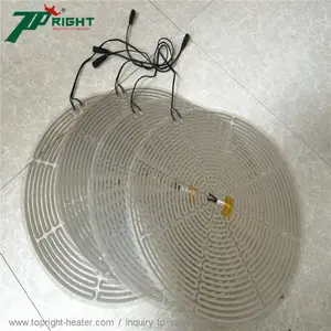 Round shape Electric Flexible PET Heating Film heater diameter 100mm