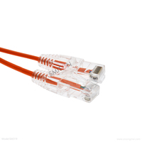 Câble de raccordement CAT6 UTP Slim 28AWG 0,15 cm 0,5 pied