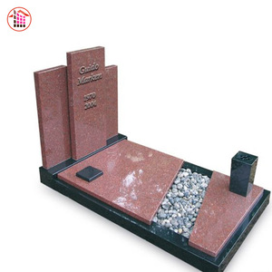 Poco magras en granito/mármol Ángel al aire libre moderno lápida Blanco/rojo/Negro/Rosa Tombstone - Product Image 4