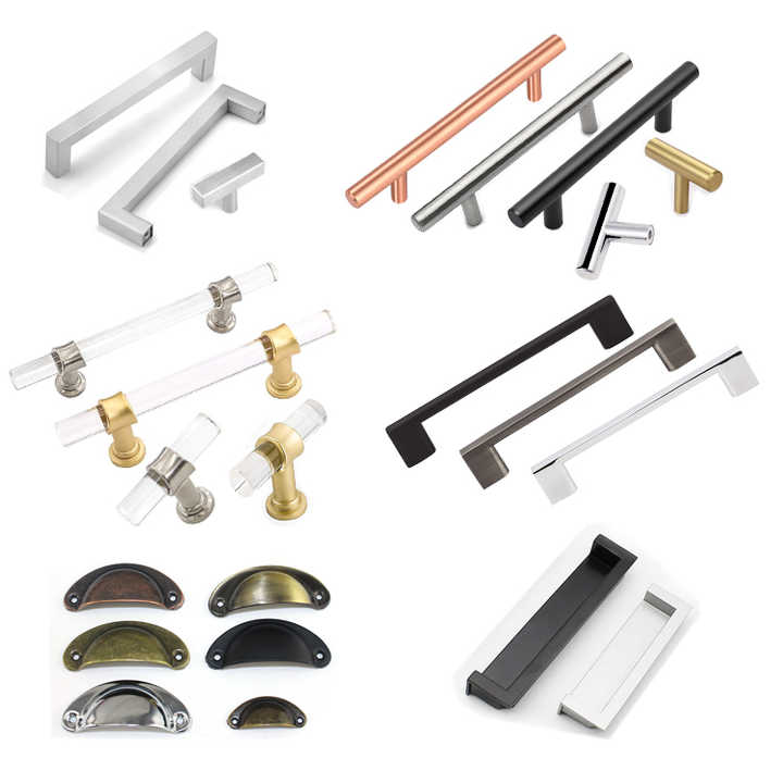 Acrylic Door Edge Handle Wardrobe Drawer Silver Gold Base Buy T Bar Door Edge