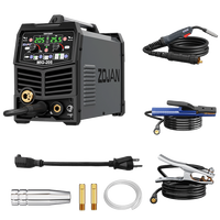 ZOJAN MIG-205 Nouvelle machine à souder portable multi-sécurité 7-en-1 100/200V 20-160A Multi-tension Multi-courant Personnalisable