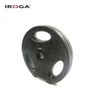 Ensemble d'haltères réglables en ciment et plastique Iroga Fitness 25/35/45LB pour la salle de sport à domicile
