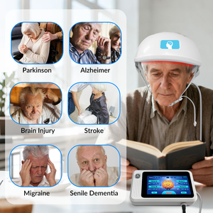 Casco de Fotobiomodulación por Infrarrojo Cercano de 810nm, Equipo de Fototerapia No Invasiva para el Cuidado Cerebral, Demencia, Alzheimer, <span class=keywords><strong>Parkinson</strong></span>, Accidente Cerebrovascular - Product Image 3