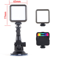 Lampe vidéo LED RGB professionnelle : Lampe de remplissage portable à CRI élevé avec luminosité réglable, mini lampe pour vlog et TikTok Live