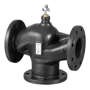 VXF47.100 Vanne à boisseau sphérique 3 voies à régulation de température, PN16, DN100, Kvs 160, à débit proportionnel, température moyenne 1~95°C - Product Image 4
