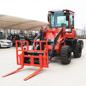 จีนก่อสร้างฟาร์ม CE คุณภาพสูง800กิโลกรัม1ครั้ง3ตัน5ตันกำลังการผลิตอุปทานโรงงานราคาถูกขนาดเล็กมินิรถตักล้อยาง - Product Image 6