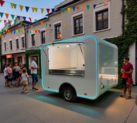 Nouvelle remorque alimentaire ORANGE de 10 pieds pour glaces et café, avec chauffage intégré, en acier inoxydable, couleur personnalisée, garantie 1 an