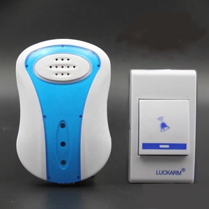 Sonnette de porte sans fil moderne à 32 sonneries, utilisation domestique, portée de 100 m, télécommande, alimentation par batterie, prise secteur, numérique, filaire, appartements - Product Image 3