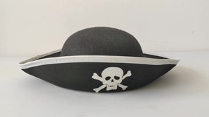 Accessoire de déguisement Pirate Hat Buccaneer pour enfants adultes capitaine Halloween accessoires de jeu de rôle sur le thème noir - Product Image 5
