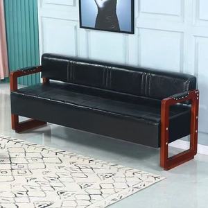 Sillón de Espera para Barbería, Silla de Salón Ergonómica de Madera Maciza Retro, Silla de Descanso para Clientes de Salón de Belleza, Peluquería y Uñas - Product Image 3