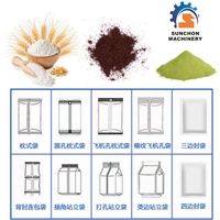 Machine d'emballage de remplissage automatique de poudre de boisson de sport de 500g 1kg Machine d'emballage de sac préfabriqué de poudre de protéine