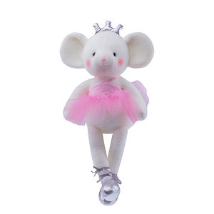 Peluche di Topolina <span class=keywords><strong>Ballerina</strong></span> Cartoon, Giocattolo di Peluche con Gonna Tutù, Bambola di Topolina in Tutù - Product Image 2