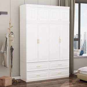 Armadi in legno di lusso 2 ante mobili camera da letto armadio vestiti organizzatore armadio di design <span class=keywords><strong>godrej</strong></span> almirah armadio di stoccaggio - Product Image 2
