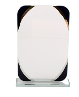 Trophées en cristal rectangulaires gravés personnalisés, écologiques, polis, avec logo, nouveau design, plaques en cristal 3D, vente en gros