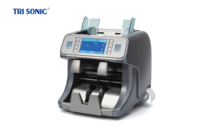 Détecteur de billets suspect Tri Sonic HT-9100 CIS avec double CIS, compteur de billets multi-devises, compteur de billets mixtes, compteur de billets en espèces