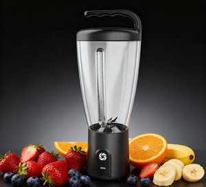 Portable Compact 1000ml 150W <b>USB</b> <b>Rechargeable</b> Cordless Easy Clean Heavy Duty Ice Crusher BPA Free Smoothie Maker - Product Image 3