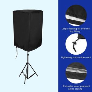 <b>Speaker</b> Cover PA/DJ Powered <b>Speaker</b> Mounted on <b>Stand</b> Outdoor <b>Speaker</b> Covers Protection Water Resistant Dustproof 600D Oxford - Product Image 4