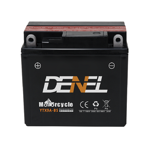 DENEL YTX9A-BS12v9ah Orange Gel Moto Deux Roues <span class=keywords><strong>Batterie</strong></span> 6QWLZ180 12V Moteur <span class=keywords><strong>Batterie</strong></span> Bas <span class=keywords><strong>Prix</strong></span> - Product Image 2