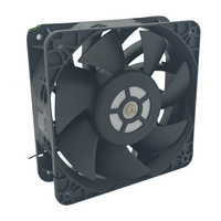 Ventilateur axial électrique 12V 24V 48V haute vitesse silencieux étanche IP68 à roulement à billes avec pales en plastique OEM 80mm 92mm 120mm