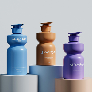 Tùy Chỉnh Độc Đáo Hình Cảm Ứng Mềm Mại 300Ml 400Ml HDPE Nhựa Dầu Gội Đầu Bơm Chai Bao Bì - Product Image 3