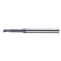 Fraise à queue carrée à 2 dents en carbure monobloc, revêtement TiSiN, HRC55 pour acier trempé, fraisage CNC de cavités profondes, personnalisable OEM