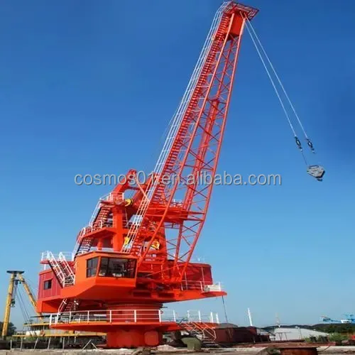 4 Ton Mini Hydraulic 3 Knuckle Boom Floating Crane Barge Max Rich Moment Top Coat Marketing Selected Steel Anti Winch Horizontal