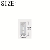 Vente en gros d'étiquettes NFC NTAG213 NTAG215 21x11mm, autocollants universels réinscriptibles, étanches, étiquettes RFID intelligentes, paiement, contrôle d'accès, hôtel