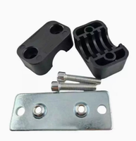 Collier de serrage en nylon à trou unique, design hexagonal interne, installation facile, verrouillage robuste pour conduites hydrauliques industrielles
