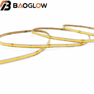 ไฟ LED แบบ COB OEM ODM Ra95 DC12V 24V 5 มม. PCB 10W/M แถบไฟ LED 3000K 4000K 6000K 480Led/m สีขาว แบบยืดหยุ่น สำหรับห้องนั่งเล่น - Product Image 6