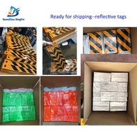 Fourniture directe usine : Bande réfléchissante PVC réfléchissante des deux côtés avec marqueur de danger pour l'ouverture de trous, pour la sécurité minière