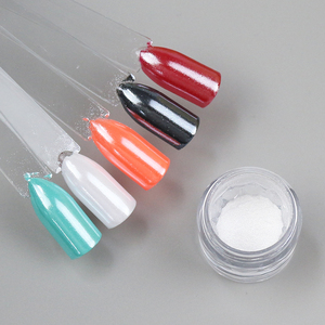 BIN Newest Pearl White <span class=keywords><strong>Aurora</strong></span> Nail Powder Chrome Mirror Effect Supply Polvo acrílico con caja para uñas - Product Image 6