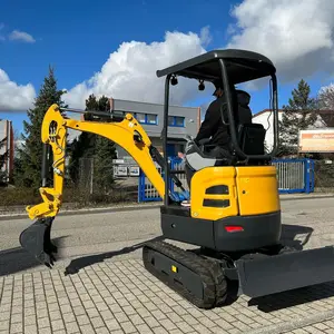 Fabrika fiyat ev bahçe, meyve bahçesi, çiftlik kullanımı Mini ekskavatörler satılık 1800Kg 1.8 ton 1.7 ton 2ton