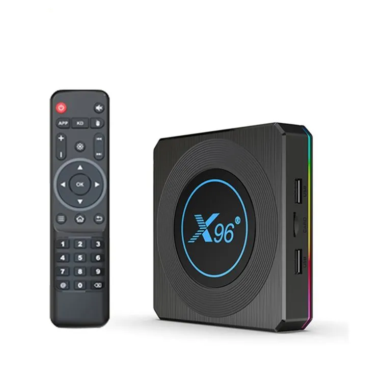 X96 X4 Smart Tv Box Amlogic S905 X 4 Android 11 Nieuw Product X 96X4 2.4G Met 5G Wifi