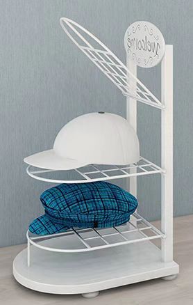 Customizable Modern Recyclable Wood Shoe Display Stand for Commercial Supermarket Floor Standing Display Unit — view 2