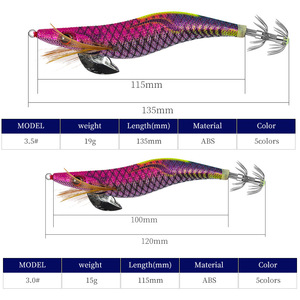 Nuovo OEM 2.5 #   3.5 #   Esche <span class=keywords><strong>Artificiali</strong></span> <span class=keywords><strong>per</strong></span> Calamari 20g, Esche Luminose in Plastica <span class=keywords><strong>per</strong></span> Pesca in Mare, Ganci Robusti EGI, Affondamento Lento, <span class=keywords><strong>per</strong></span> <span class=keywords><strong>Seppie</strong></span> - Product Image 3