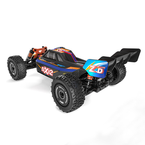 Voiture de course RC avec pneus en caoutchouc résistants à l'usure et direction précise, idéale pour les courses de compétition - Product Image 3