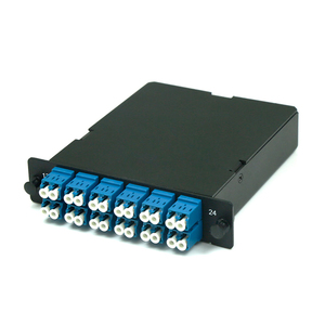 Casete de Fibra Óptica Monomodo MPO MTP de 12 LC Dúplex y 24 Fibras para Panel de Conexiones, Fabricación OEM - Product Image 2