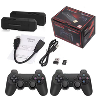 Dongle de jeu OEM B2B en gros 64 Go avec plus de 30000 jeux intégrés, sortie HDMI 8K, manette sans fil 2.4G, double système pour TV familiale