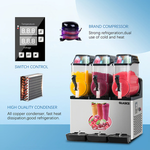 Bán Chạy Nhất Chuyên Nghiệp Thương Mại Hai-Tank Bằng Cháo Ice Maker Với Động Cơ 24L Công Suất 110/220V Cho Nước Trái Cây Nước Giải Khát Chế Biến - Product Image 3