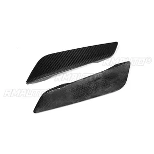 Cache-coffre latéral en fibre de carbone sèche pour BMW Série 5 G30 G31 G38 M Sport 2017-UP, garniture de couvercle d'entraîneur d'air latéral - Product Image 6