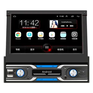 2din sistema Android Touch Screen supporto Fm/Usb/Sd/Aux 1 + 32 GB lettore Mp5 1024*600 HD IPS lettore Audio Android 7 pollici autoradio