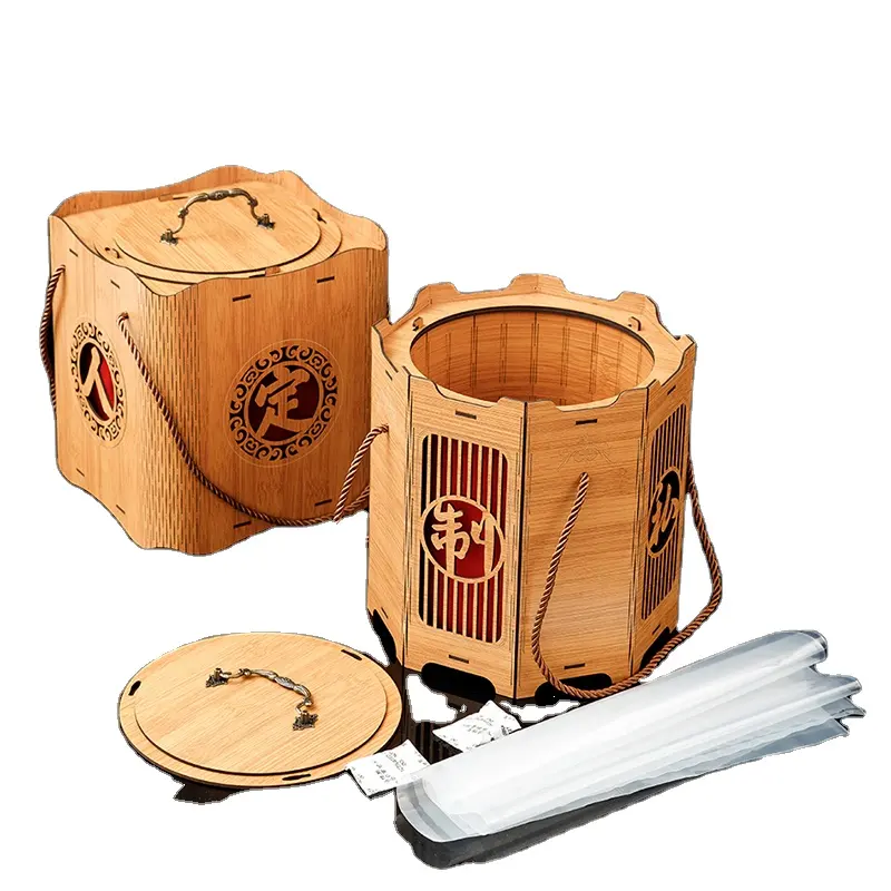 Estrela embalagem sem acabamento de alta qualidade pinha madeira única vinho tinto caixa com fechadura fabricante de madeira